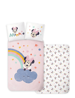 Minnie Mouse - Bed Linen Senior Minnie 3394 - 140X200, 60X63 Cm - Patalynės komplektas - Rožinė