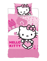 Hello Kitty - Bed Linen Hello Kitty Hk36-1647 100X140 40X45 Cm - Patalynės komplektas - Rožinė