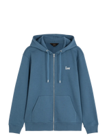 Lee Jeans - Ess Lee Full Zip Hoodie - Džemperis - Mėlyna