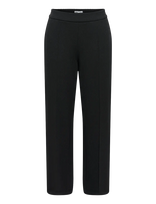 ONLY - Onlrenal Mw Pull-Up Wide Pant Tlr - Plačios kelnės - Juoda