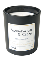 Havi - Havi Sandalwood & Cedar Scented Candle - Kvapni žvakė - Juoda