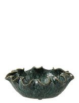 J-Line - Deco Tray Ronny Irr Clay Bl - Dekoratyvinė lėkštė - Mėlyna
