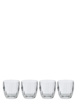 J-Line - S/4 Drinking Glass Acr Tr - Stiklinė vandeniui - Balta