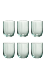 J-Line - S/6 Glass Water Kyle Menthe - Stiklinė vandeniui - Žalia