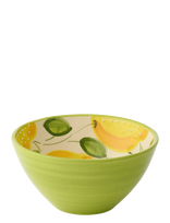 J-Line - Bowl Lemon Ceramic Yell/Grn M - Salotų dubenėlis - Geltona