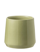 J-Line - Flowerpot Round Ceramic Grn S - Gėlių vazonas - Žalia