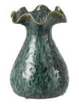 J-Line - Vase Ronny Irregular Clay Bl S - Tulpių vaza - Mėlyna