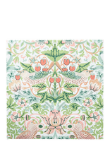 William Morris By Havi - William Morris Napkin Strawberry Thief Napkin - Popierinės servetėlės - Rožinė