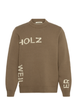 HOLZWEILER - Haza Summer Logo Crew - Apvalios apykaklės megztinis - Ruda