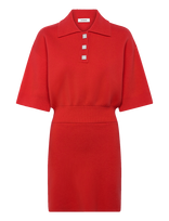 Sandro - Mini Dress - Trumpa suknelė - Raudona