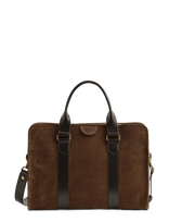 Gant - Suede Commuter Bag - Portfelis - Ruda