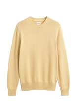 Gant - Supima Cotton C-Neck - Apvalios apykaklės megztinis - Geltona