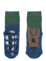 Melton - Bear Socks - Anti-Slip - Neslystančios kojinės - Mėlyna