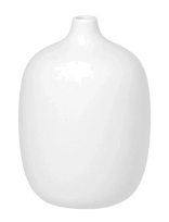 Blomus - Vase - 18,5 Cm, Ø 13,5 Cm - Ceola - White - Vaza - Balta