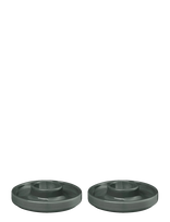 Blomus - Set Of 2 Egg Cups - 2,5 Cm, Ø 10,5 Cm - Pilar - Agave Green - Kiaušinių indelis - Žalia