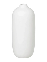 Blomus - Vase - 18 Cm, Ø 8 Cm - Ceola - White - Vaza - Balta