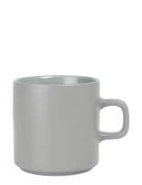 Blomus - Mug - 0,25 L, Ø 8,5 Cm - Pilar - Mirage Gray - Kavos puodelis - Pilka