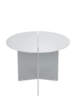 Blomus - Side Table M - 40 Cm, Ø 50 Cm - Oru - Matt - Mažas staliukas - Sidabro