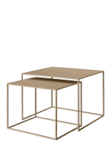 Blomus - Set Of 2 Side Tables - 45 X 60 X50 Cm - Fera - Nomad - Mažas staliukas - Smėlio