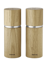 Blomus - Salt & Peppermill - 15 Cm, Ø 5,5 Cm - Pepe - Oak - Druskos ir pipirų malūnėlis