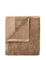 Blomus - Set Of 4 Guest Hand Towels - 30 X 30 Cm - Riva - Tan - Rankšluostis - Ruda