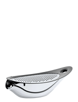 Blomus - Cheese Grater With Bowl - 19,5 X 10 X 7 Cm - Navetta - Stainless Steel - Citrusinių vaisių spaudyklė - Pilka