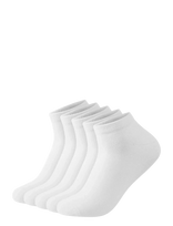 Lindbergh - 5 Pack Bamboo Low Cut Sock - Kojinės iki kulkšnių - Balta