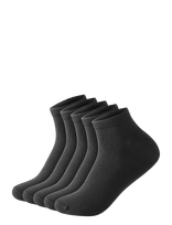 Lindbergh - 5 Pack Bamboo Low Cut Sock - Kojinės iki kulkšnių - Juoda