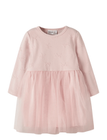 Name It - Nmfkatty Ls Dress - Suknelė kūdikiui ilgomis rankovėmis - Rožinė