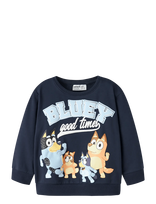 Name It - Nmmjust Bluey Nreg Sweat Unb Noos Sky - Megztinis - Tamsiai mėlyna