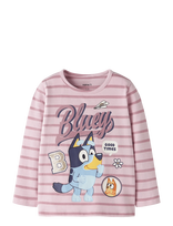 Name It - Nmfjona Bluey Ls Nreg Top Box Noos Sky - Ilgarankoviai marškinėliai - Marga / raštuota