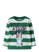 Name It - Nmmjustin Bluey Ls Nreg Top Noos Sky - Ilgarankoviai marškinėliai - Marga / raštuota