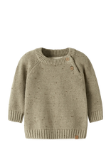 Lil'Atelier - Nbngalto Fik Ls Knit Lil - Megztinis - Chaki spalva