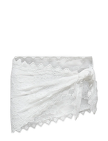 Kids Only - Kogsafira Lace Scarf Wvn - Šalikas - Balta