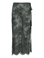 Object - Objlira Lace Scarf Long Skirt 146 - Maxi sijonas - Juoda