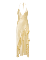 Bardot - Selene Halter Maxi Dress - Ilga suknelė - Geltona