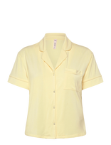 Hunkemöller - Jacket Ss Jersey Essential - Marškinėliai trumpomis rankovėmis - Geltona