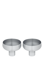 Blomus - Stainless Steel Champagne Coupe Set Of 2 - 0,09  L - Koyoi Steel - - Šampano taurės - Sidabro