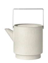 Blomus - Teapot - 20,5 X 16,5 X 12,5 Cm - Makoto - Moonbeam - Arbatos filtras ir sietelis - Balta