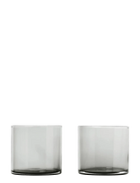 Blomus - Set 2 Tumblers - 0,2 L, Ø 7,5 Cm - Mera - Smoke - Stiklinė vandeniui - Nude