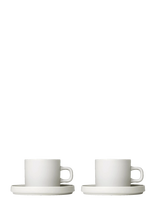 Blomus - Set Of 2 Coffee Cups - 0,2 L, Ø 8 Cm - Pilar - Moonbeam - Kavos puodelis - Smėlio