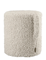 Blomus - Pouf - 40 Cm, Ø 35 Cm - Teddy - Moonbeam - Pufas - Kreminė spalva