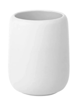 Blomus - Tumbler - Ø 8,5 Cm, 0,3 L - Sono - White - Dantų šepetėlio laikiklis - Balta