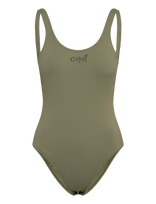 O'neill - Esssentials O'neill Script Swimsuit - Sportinis maudymosi kostiumėlis - Chaki spalva