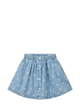 Liewood - Rio Printed Light Denim Skirt - Džinsinis sijonas - Mėlyna