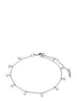 Pilgrim - Maja Crystal Multi Drops Bracelet Silver-Plated - Apyrankė - Sidabro