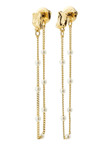 Pilgrim - Aerun Earrings Gold-Plated - Kabantys auskarai - Aukso