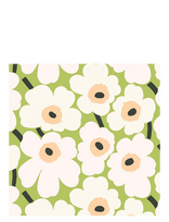 Marimekko By Havi - Marimekko Napkin Mini Unikko - Popierinės servetėlės - Žalia