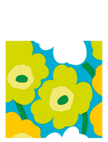 Marimekko By Havi - Marimekko Napkin Unikko - Popierinės servetėlės - Žalia