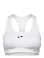 Nike - W Nk Swsh Med Spt Bra - Sportinė liemenė - Balta
